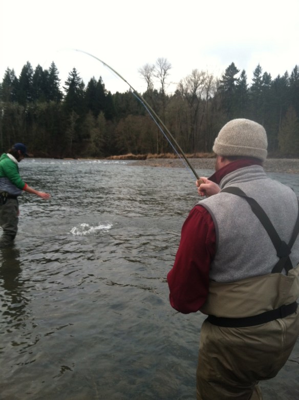 Classic "over the shoulder"